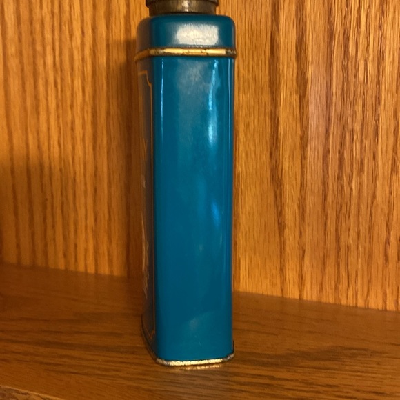 Vintage Morny French Fern PERFUMED TALC Tin - Picture 8 of 16